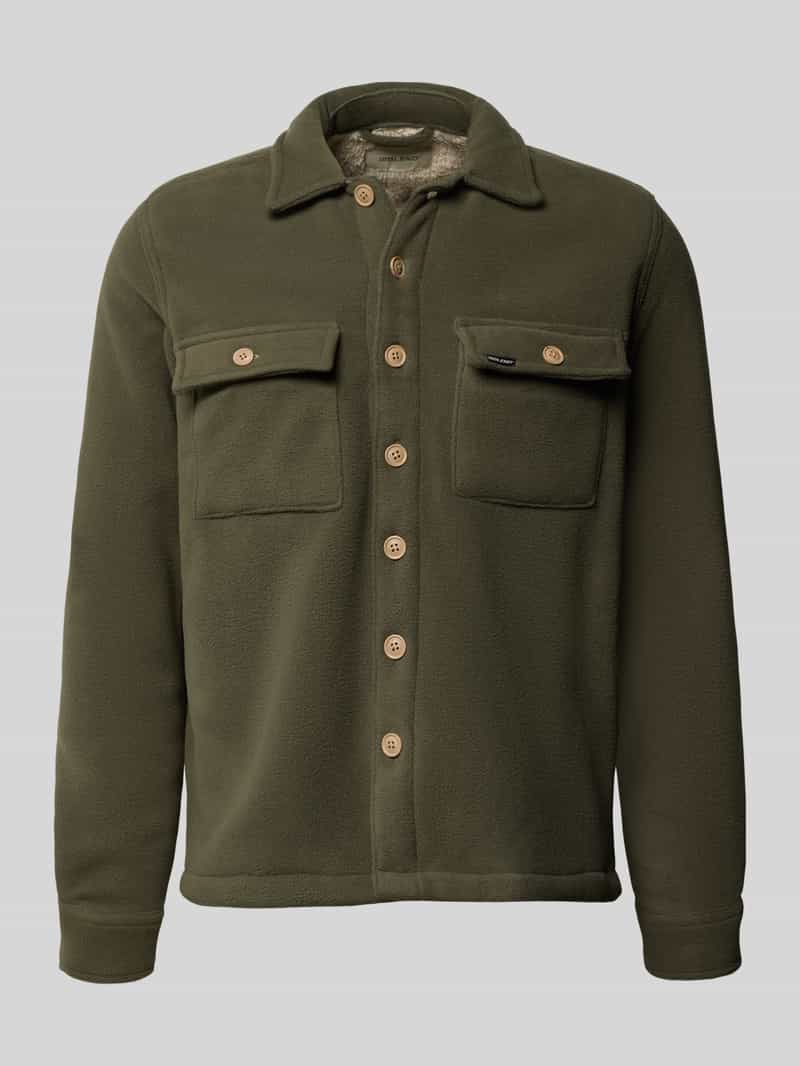 Koszula casualowa o kroju regular fit z kołnierzykiem typu kent model ‘BAKI’