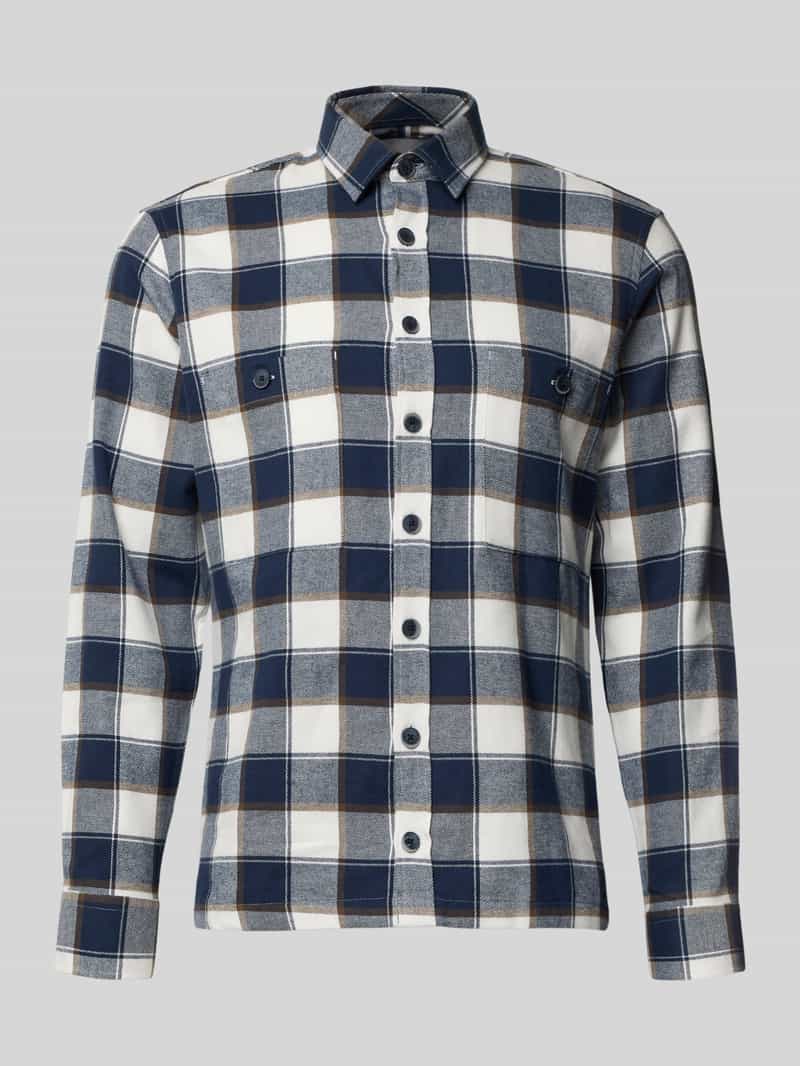 Koszula casualowa o kroju slim fit z kołnierzykiem typu kent model ‘KAY’