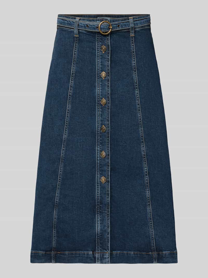 Spódnica midi z listwą guzikową model ‘Risa’