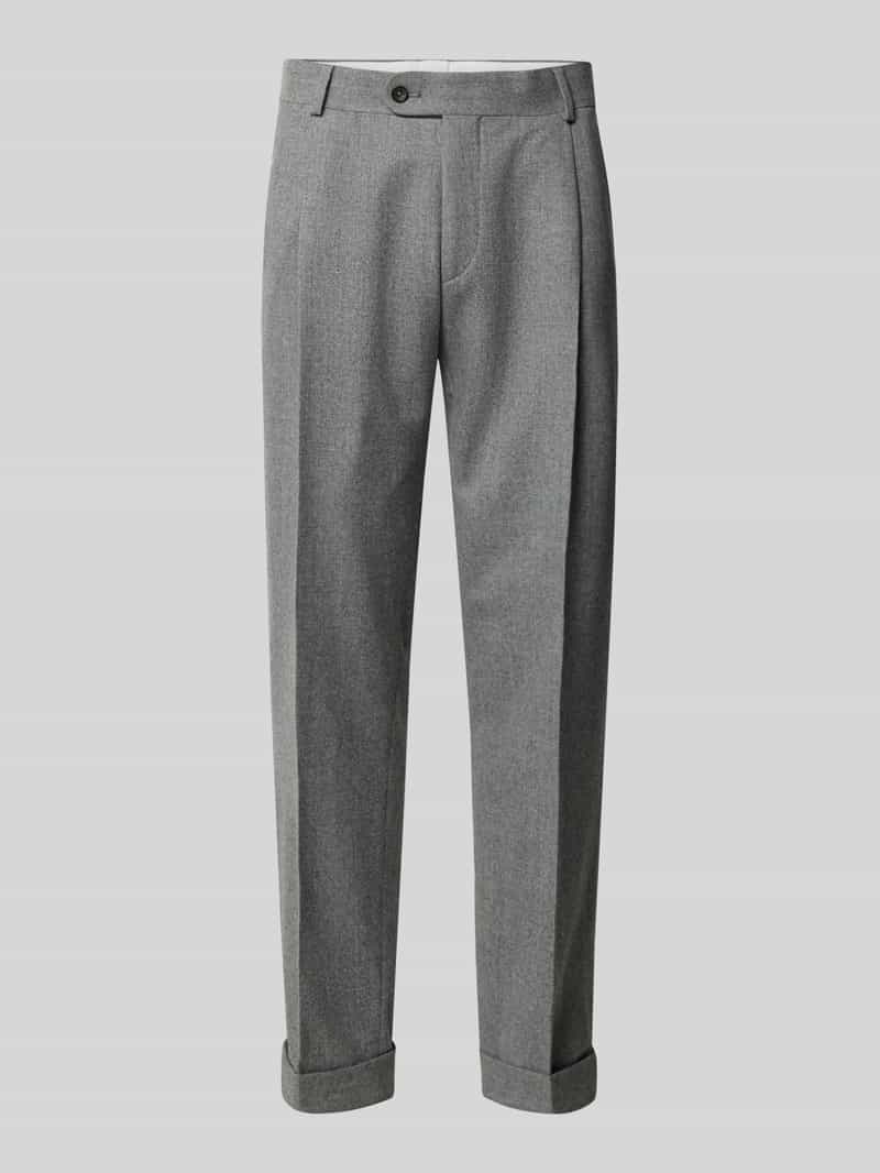 Spodnie materiałowe z kieszenią z tyłu model ‘Tillo’