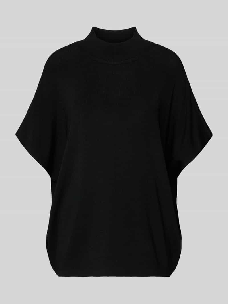 Bluzka z dzianiny z mieszanki wiskozy ze stójką