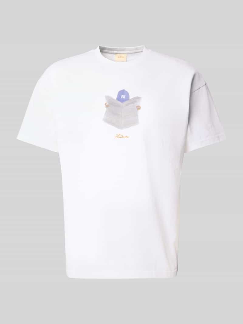 T-shirt z wyhaftowanym logo