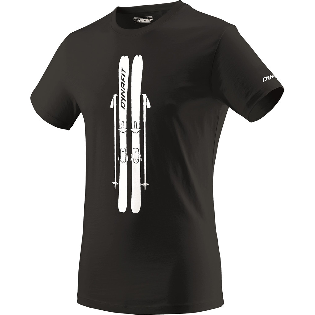 Koszulka męska Dynafit Graphic Co M S/S Tee Rozmiar: L / Kolor: czarny/biały