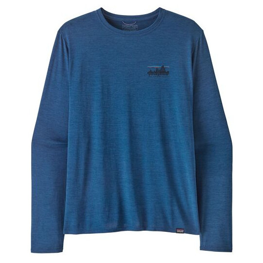 Koszulka męska Patagonia M's L/S Cap Cool Daily Graphic Shirt Rozmiar: XL / Kolor: niebieski