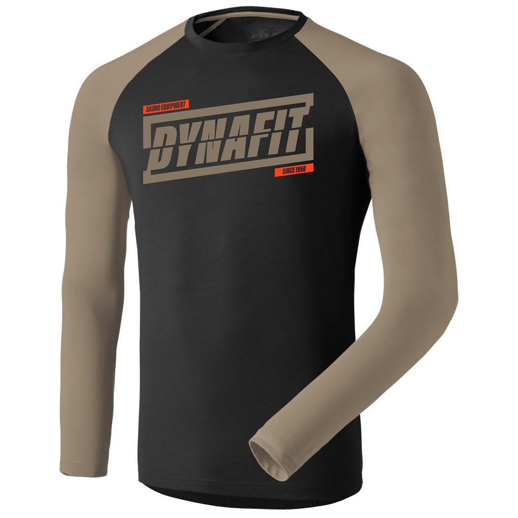 Koszulka męska Dynafit 24/7 M L/S Tee Rozmiar: XL / Kolor: brązowy