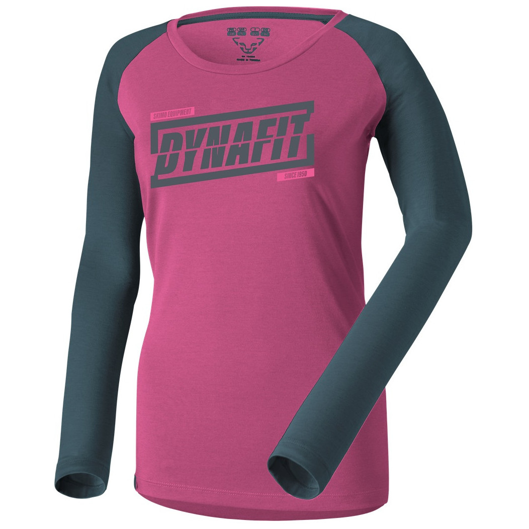 Koszulka damska Dynafit 24/7 W L/S Tee Rozmiar: M / Kolor: różówy/szary