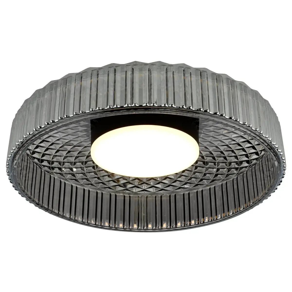 Ledowa lampa sufitowa Leena LEE5222 LED 16W 2700K okrągły przydymiony