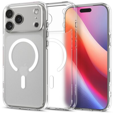 Etui SPIGEN Ultra Hybrid Mag MagSafe do Apple iPhone 17 Pro Max Przezroczysto-biały