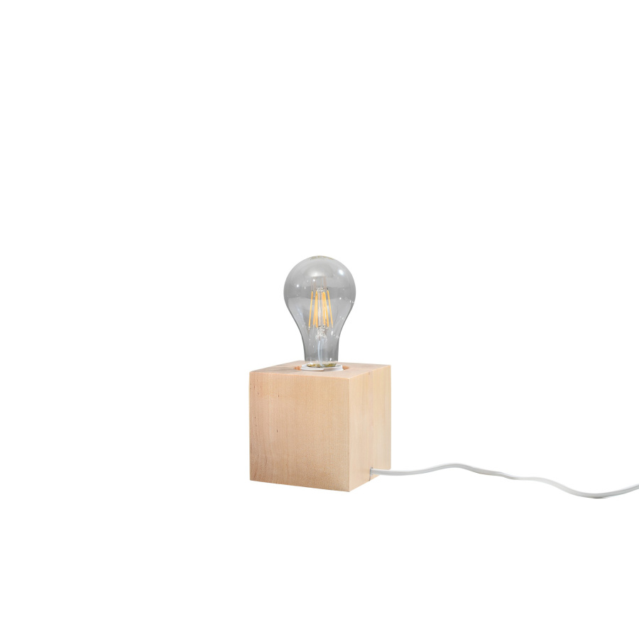 Lampa biurkowa ABEL naturalne drewno SX-SL.0677