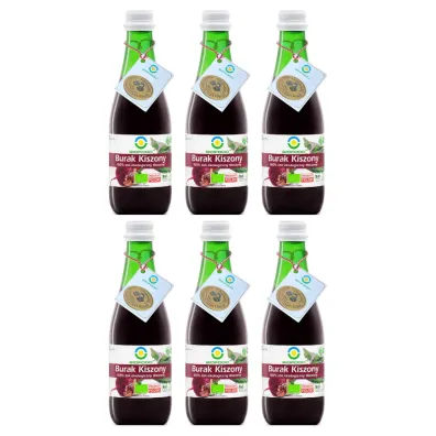 Bio Food Sok z buraków kiszonych zestaw 6 x 300 ml Bio
