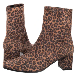 Botki Brązowe 9-25354-41 420 Leo Stretch Vegan (CP444-c) Caprice