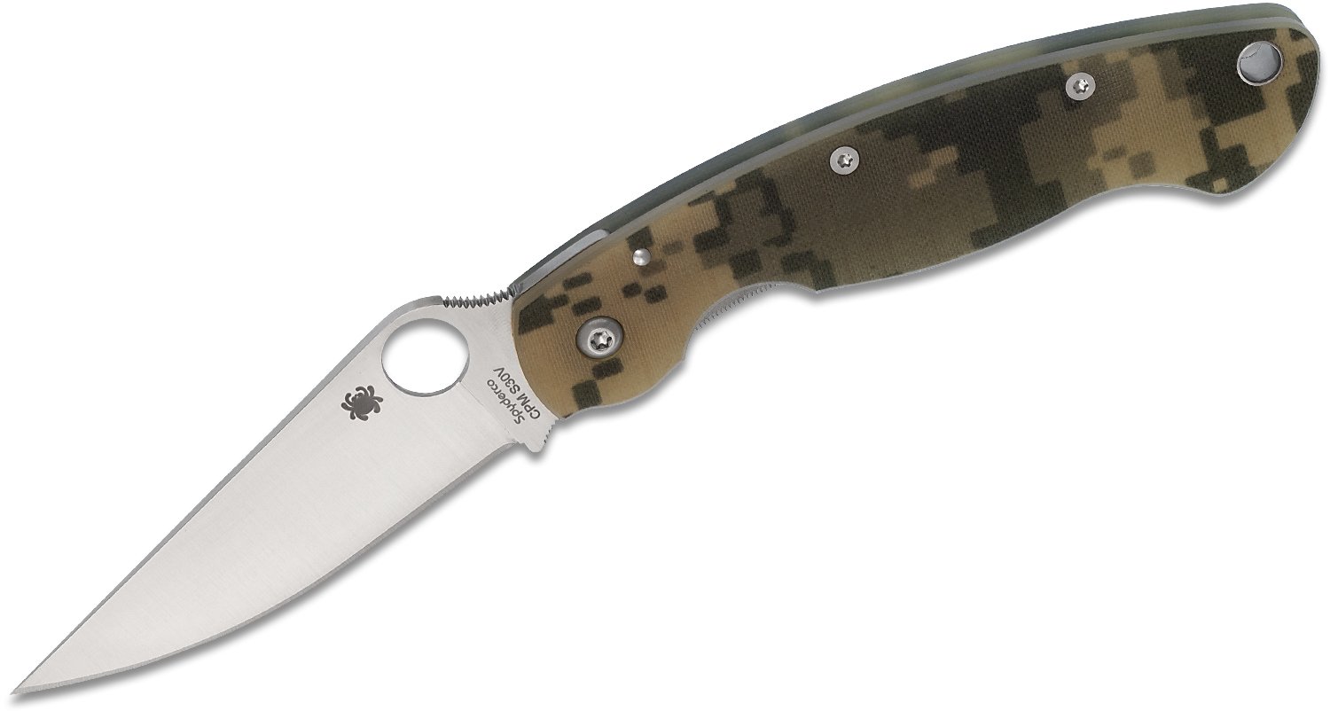 Spyderco Military Model G-10 Camo C36GPCMO