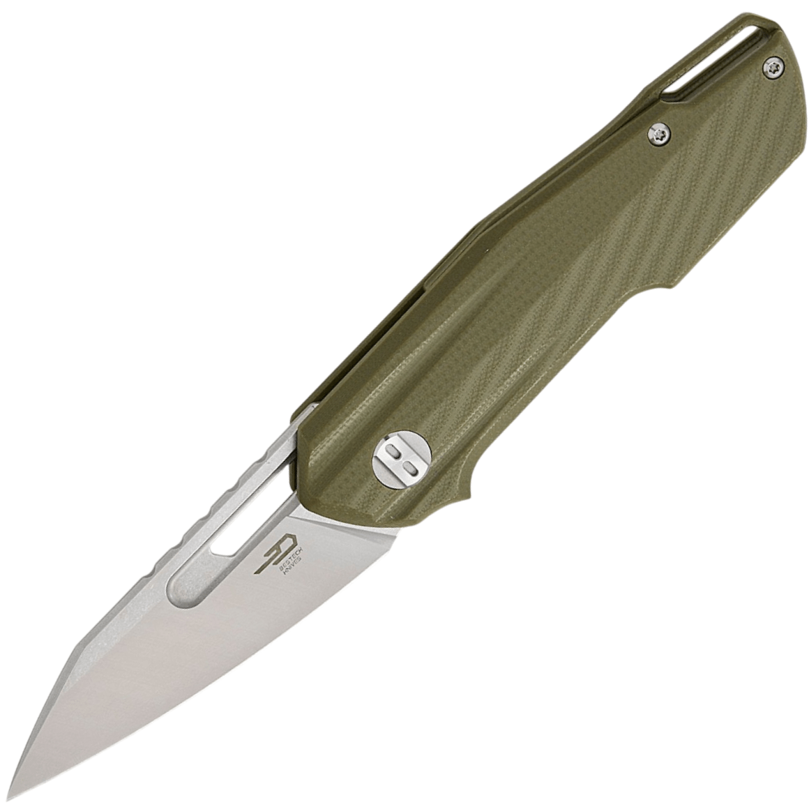 Bestech Knives Toddler Satin+stonewash 14C28N G10 OD Green BG64B