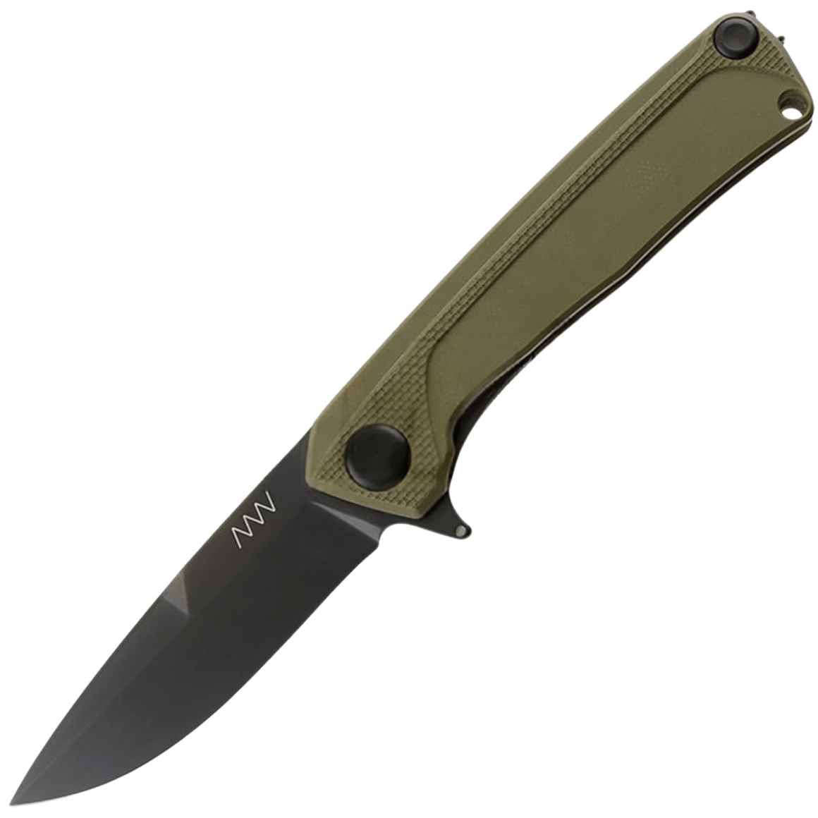 ANV Knives Z100 - BB, DLC, LINER LOCK, G10 OLIVE ANVZ100-058