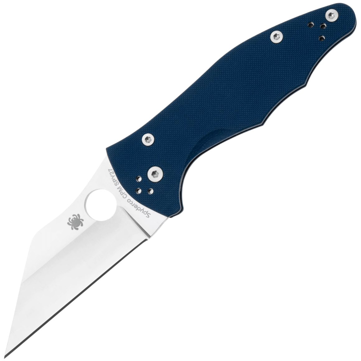 Spyderco YOJIMBO 2 COBALT BLUE G-10 CPM SPY27 PLAINEDGE C85GPCBL2