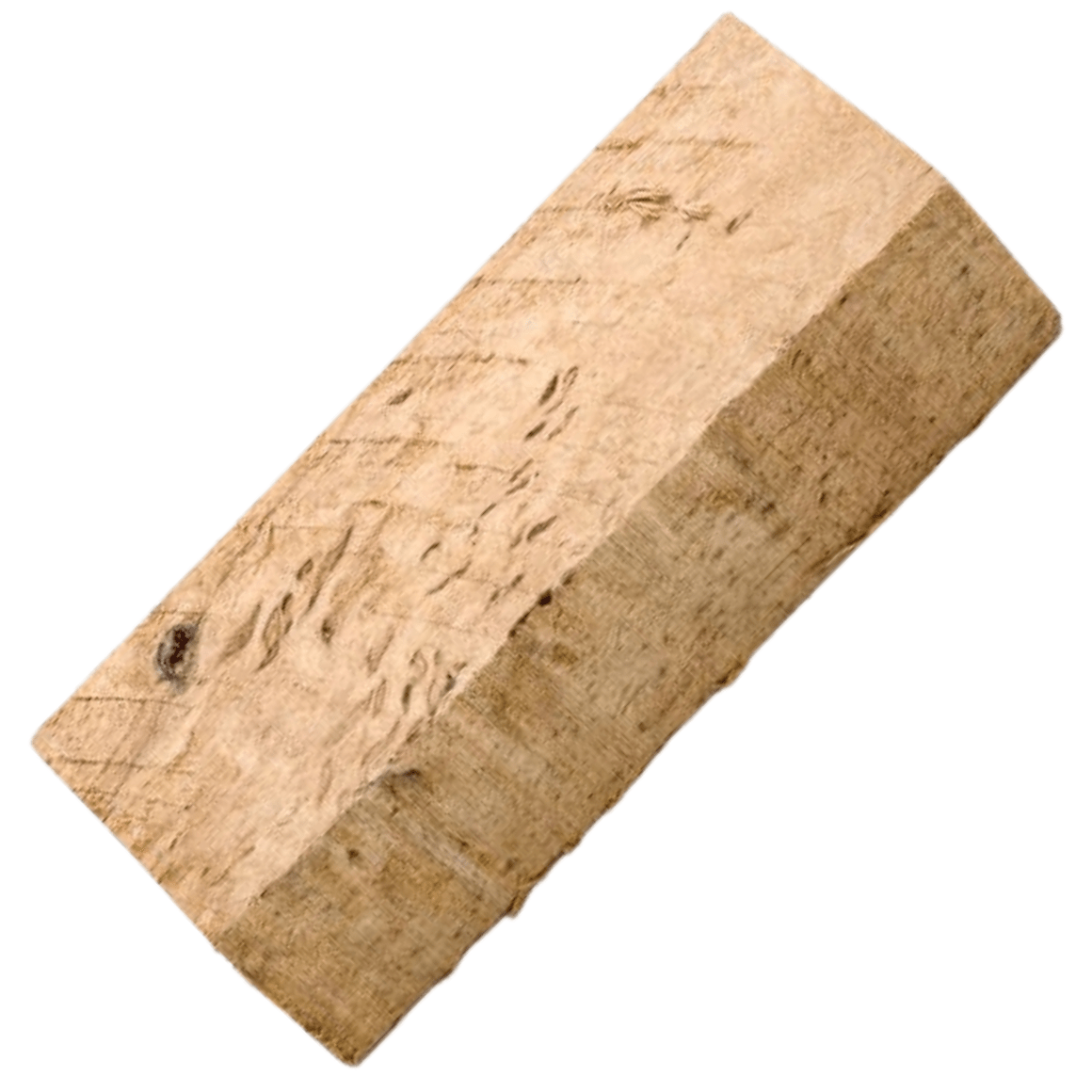 Helle Curly birch block HE-219999