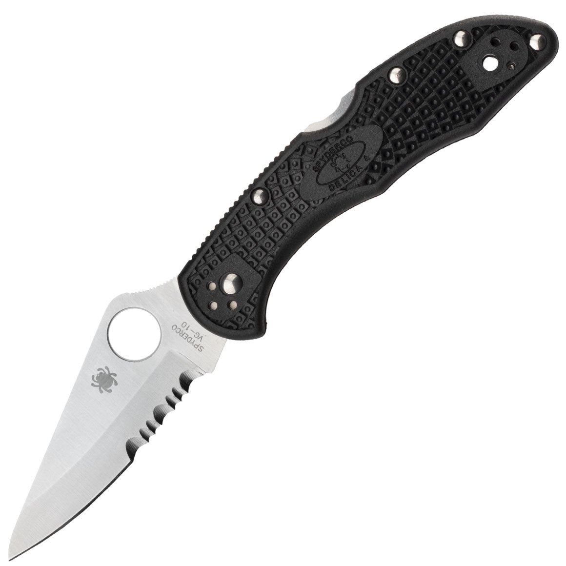 Spyderco Delica 4 Lightweight Czarny C11PSBK