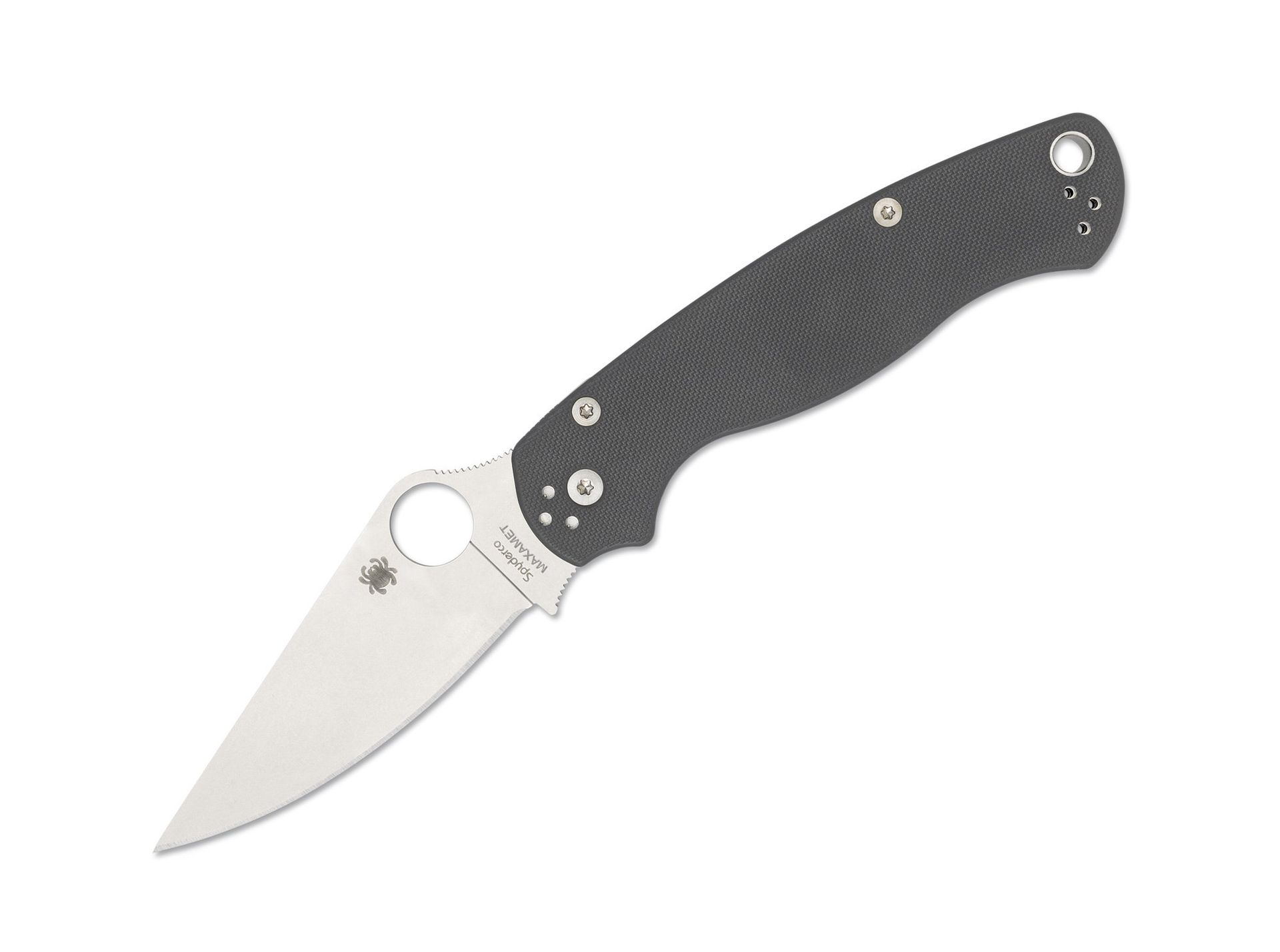 Spyderco Para Military 2 G-10 Szary Maxamet C81GPDGY2