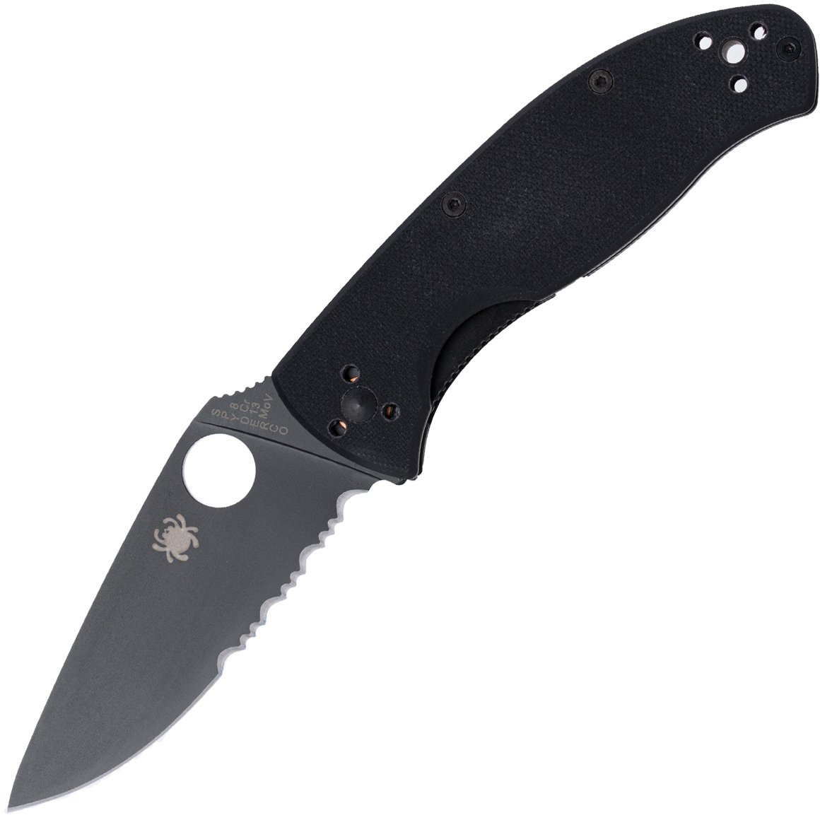 Spyderco Tenacious G-10 Czarny Czarna Ostrze C122GBBKPS