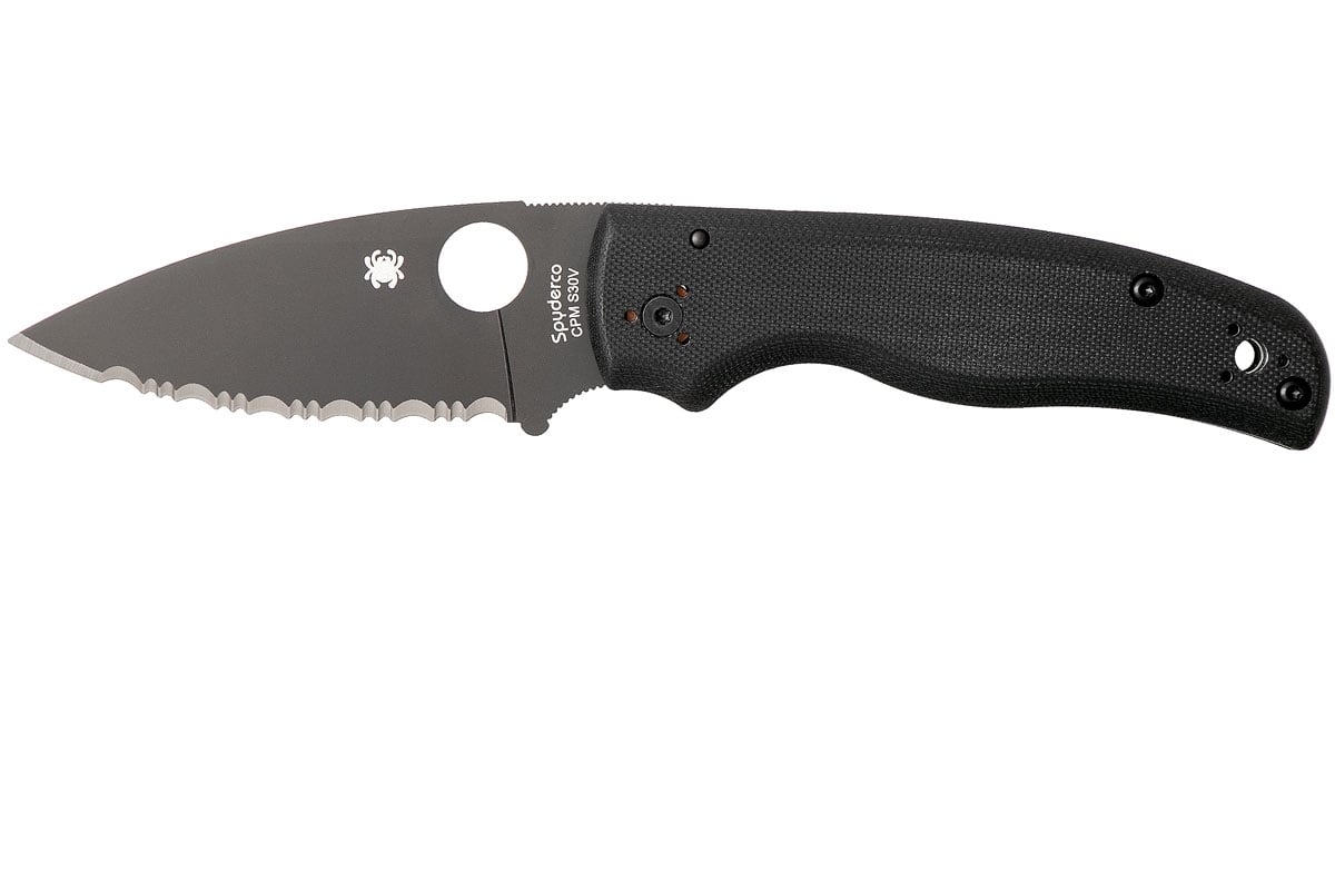 Spyderco Shaman G-10 Czarny Czarna Ostrze C229GSBK