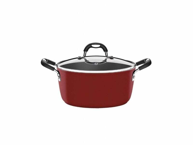 Tramontina Monaco Induction Garnek 24cm/4,5l Czerwony 28705/724