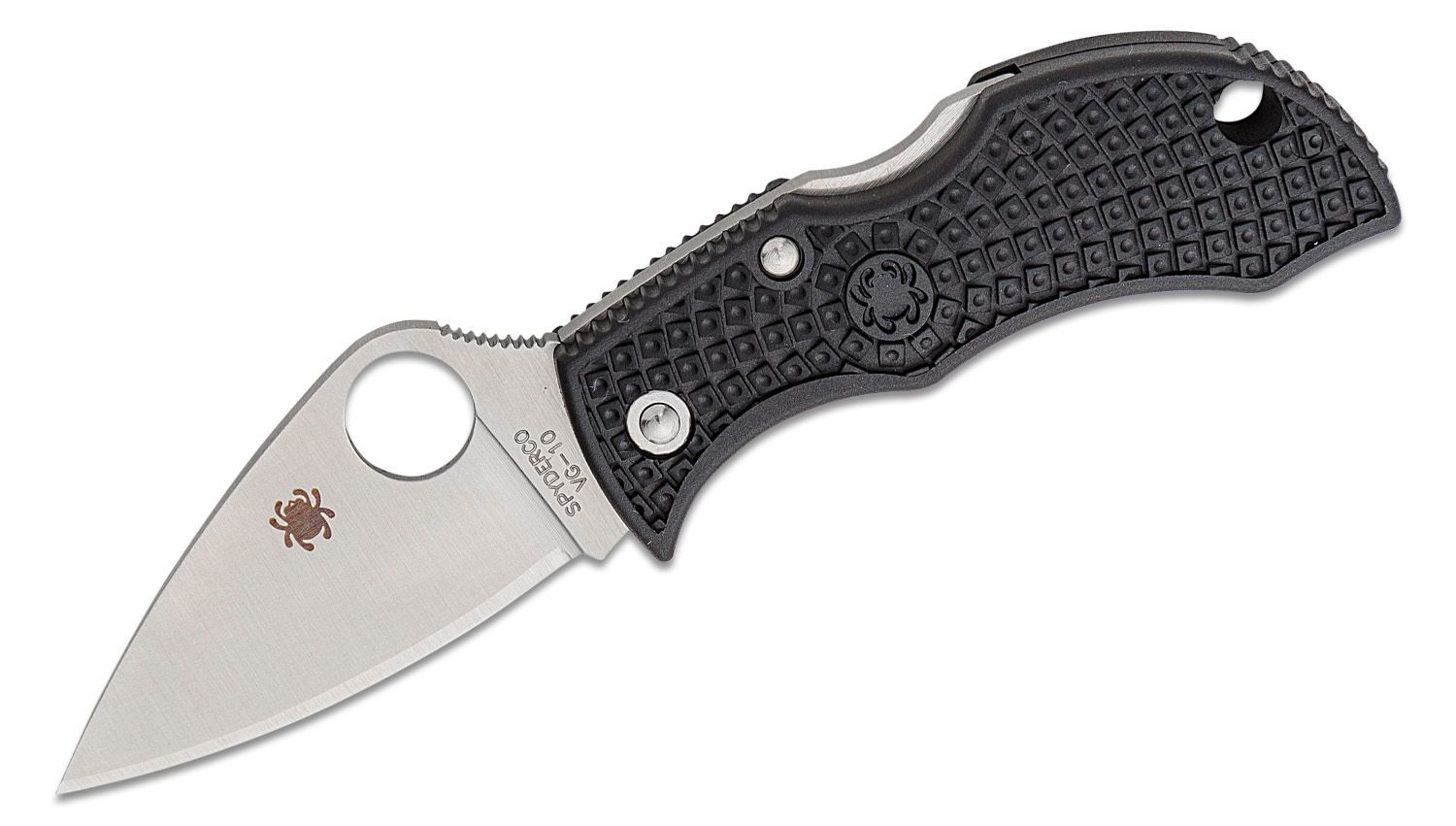 Spyderco Manbug Czarny Lekki Leaf MBKLFP