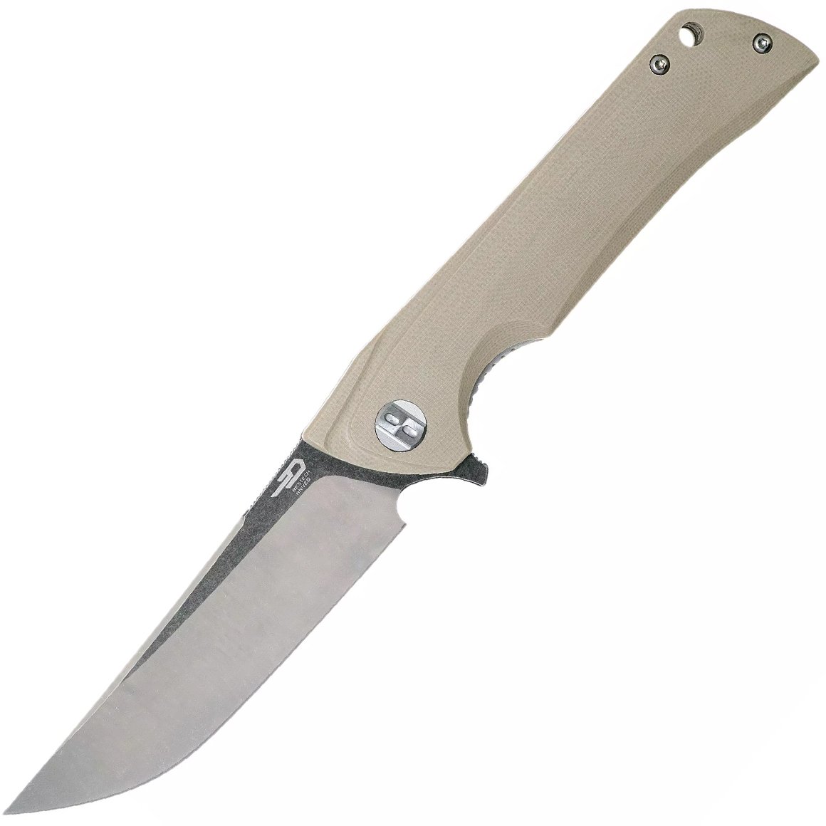 Bestech PALADIN D2, Czarny Stonewash+Satin, G10 BG13B-2