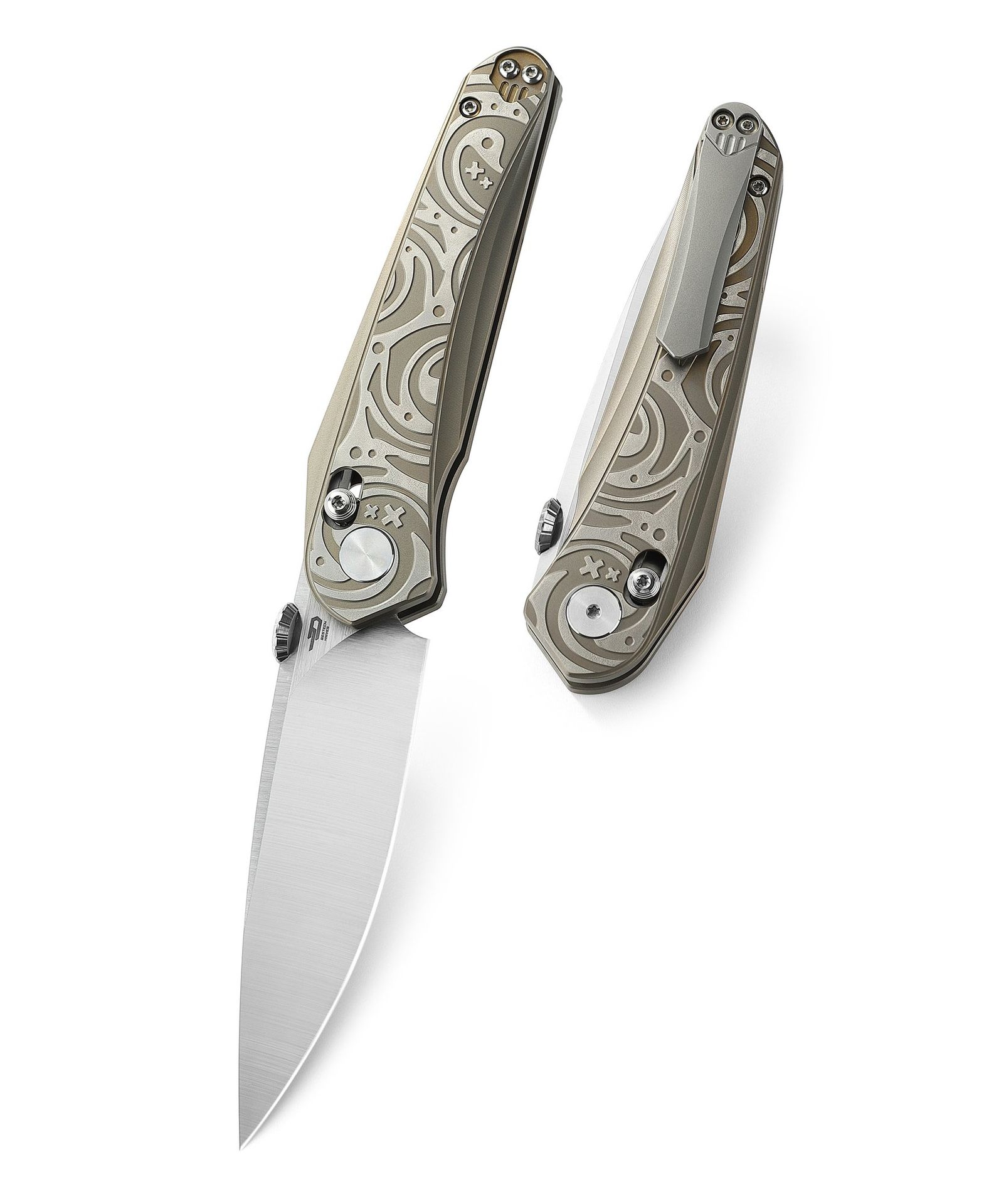 Bestech MOTHUS M390, Satyna, Tytan, Jasny Brąz BT2206B