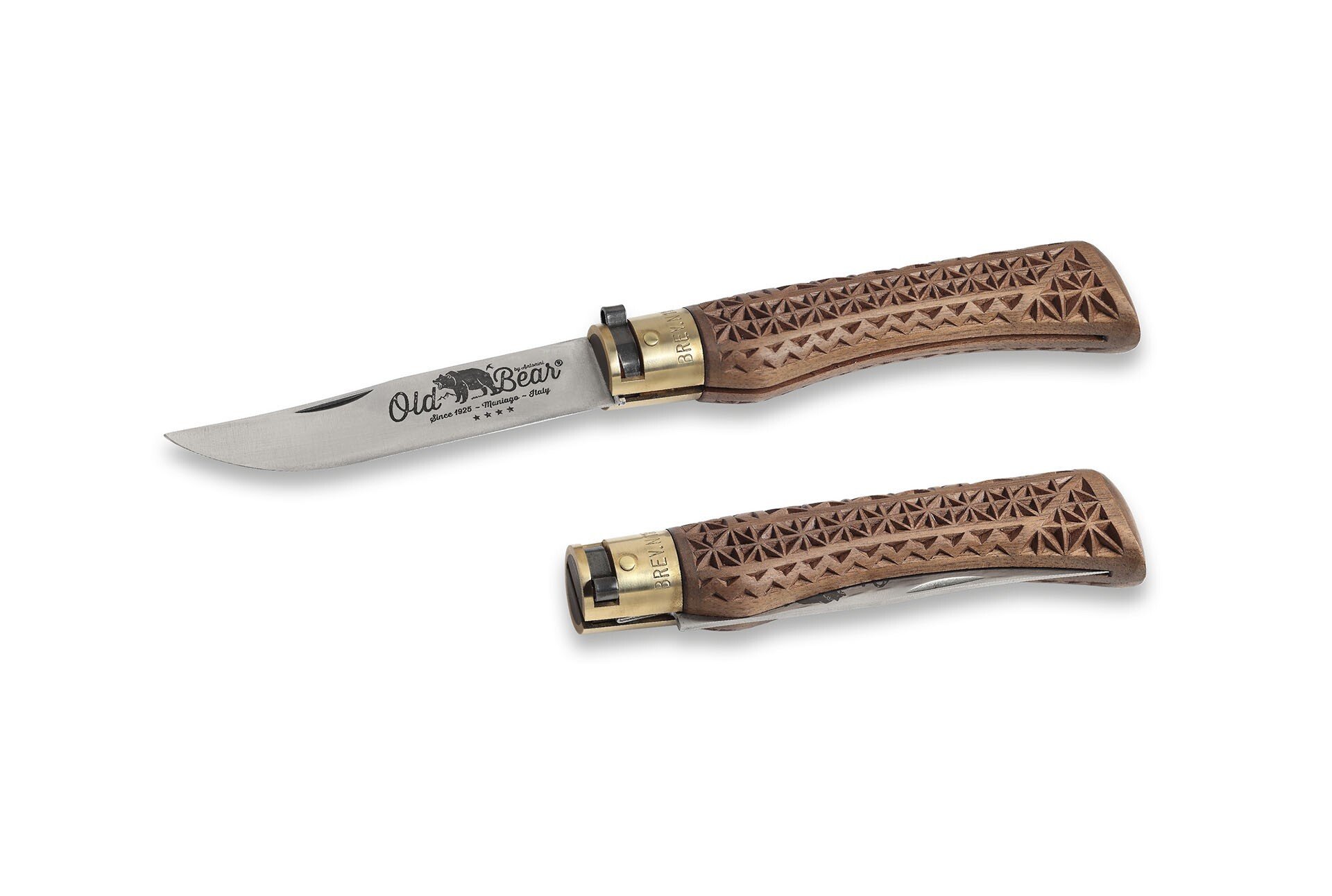 OLD BEAR® STAL NIERDZEWNA, RĘKOJEŚĆ Z RZEŹBIONEGO ORZECHA WŁOSKIEGO M 9307/19_LNI
