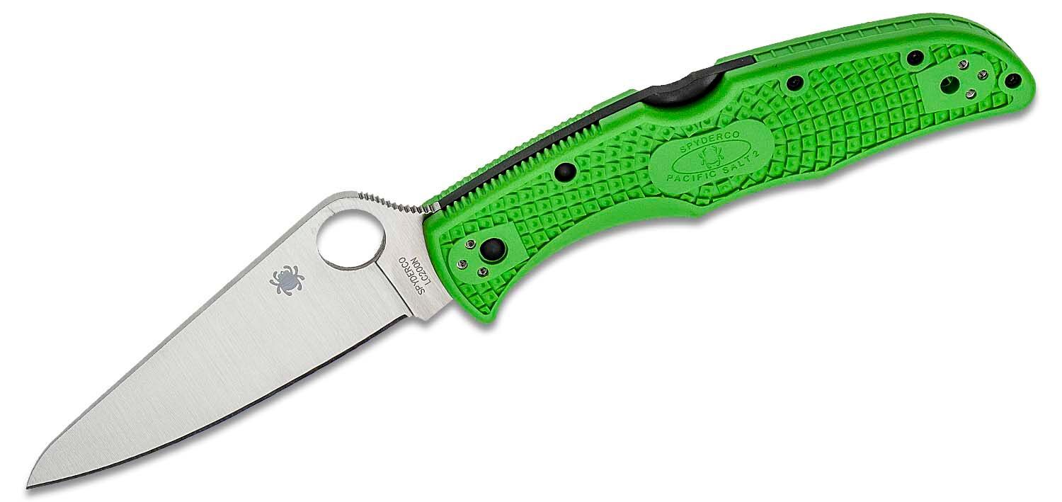 Spyderco Pacific Salt 2 Lightweight Zielony C91FPGR2