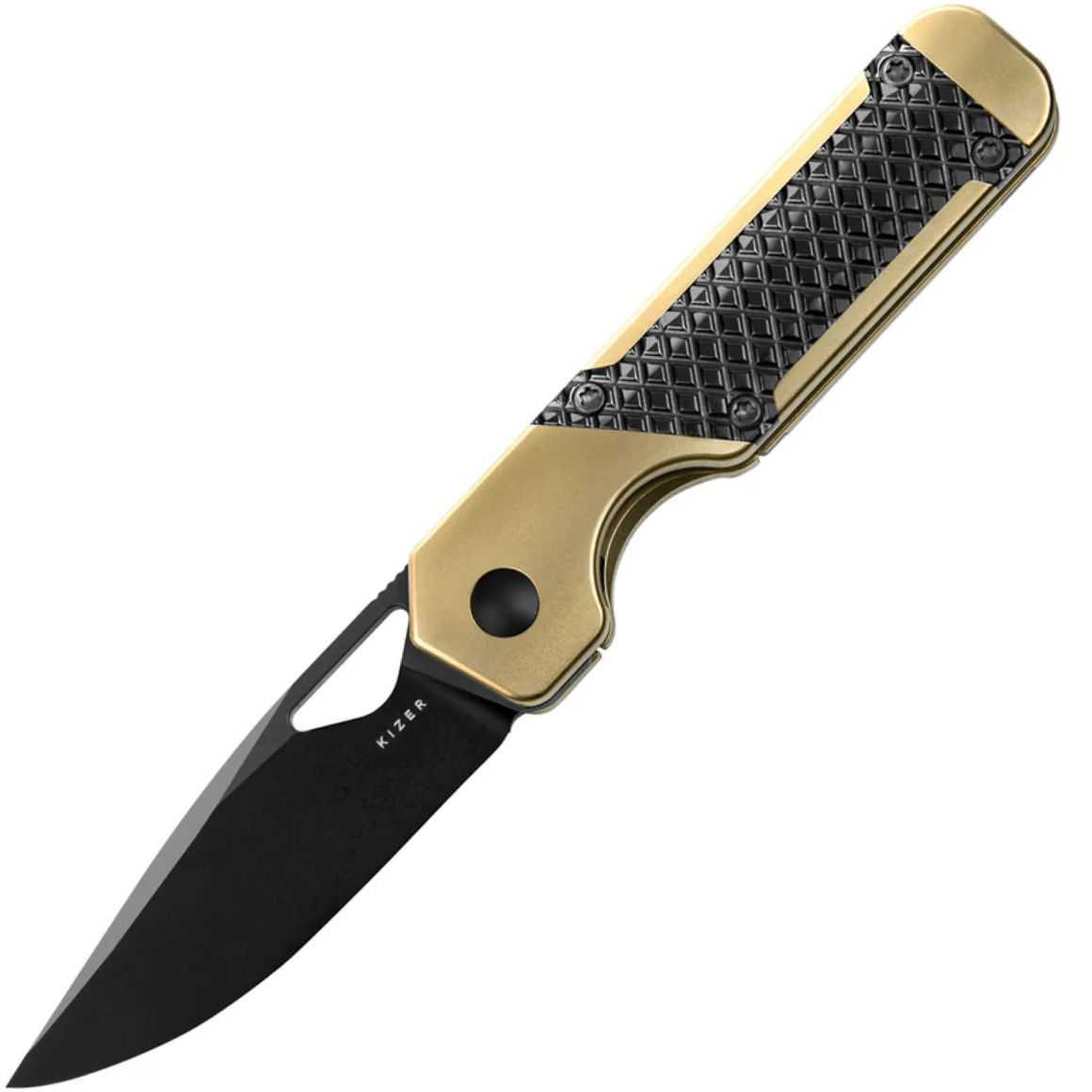 Kizer Frame Lock Mini Militaw Jonathan Styles S45VN Tytan+Zalium Ki3634SA3