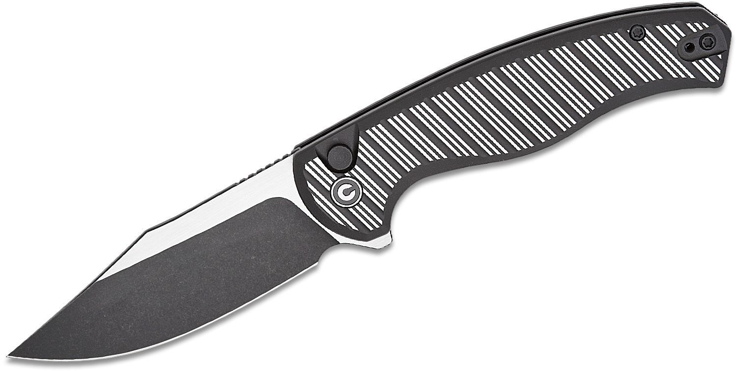 CIVIVI Stormhowl Frezowana Czarna Rękojeść z Aluminium