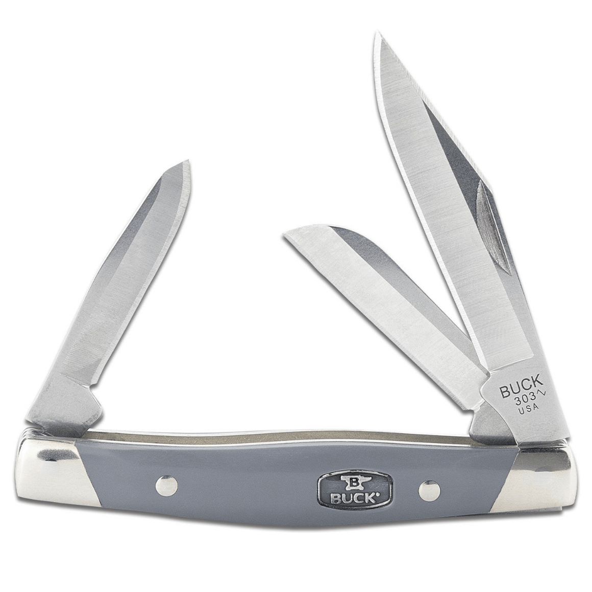 Buck Cadet®, Szary/Srebrny Nikiel BU-0303GYS2