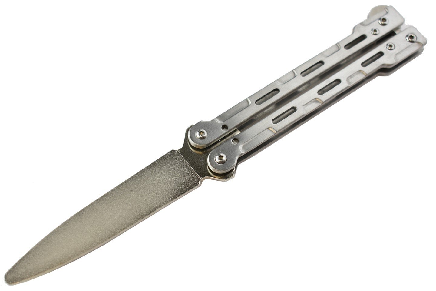 Max Knives Ostrzałka diamentowa motylkowa ze stali o ziarnistości 400 i 600