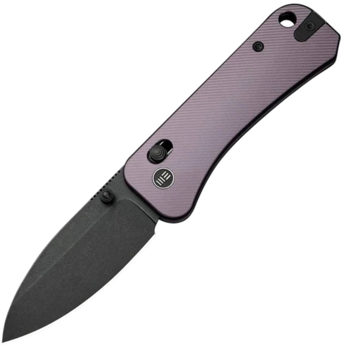 WE Purpurowa Aluminiowa RękojeśćCzarna Stonewashed CPM S35VN OstrzeBlokada Crossbar WE2307
