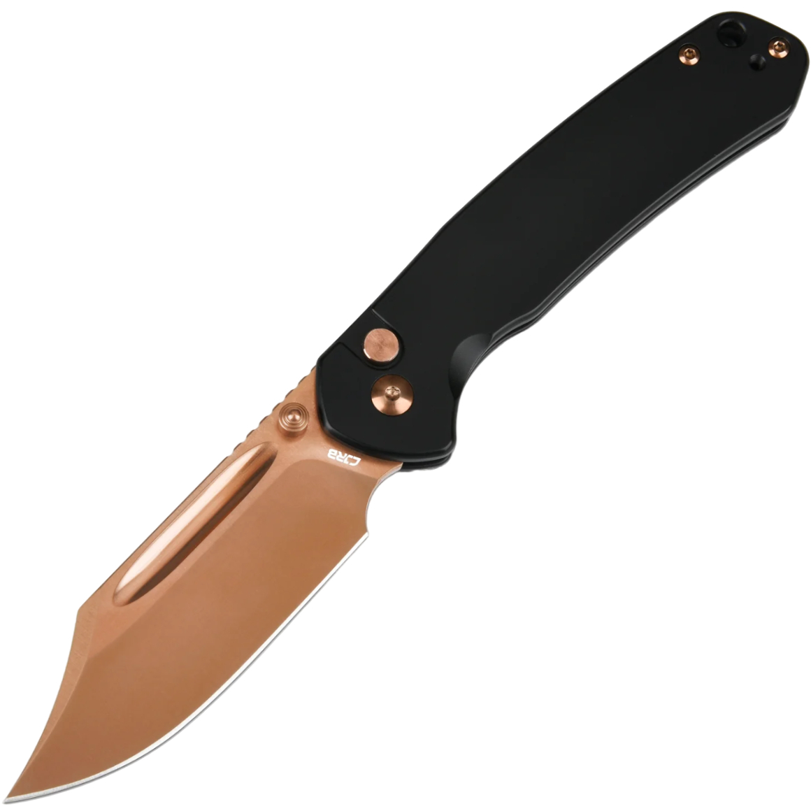 CJRB Bowie Pyrite Czarna Powłoka PVD Stal Różowe Złoto AR-RPM9 J1942-RG