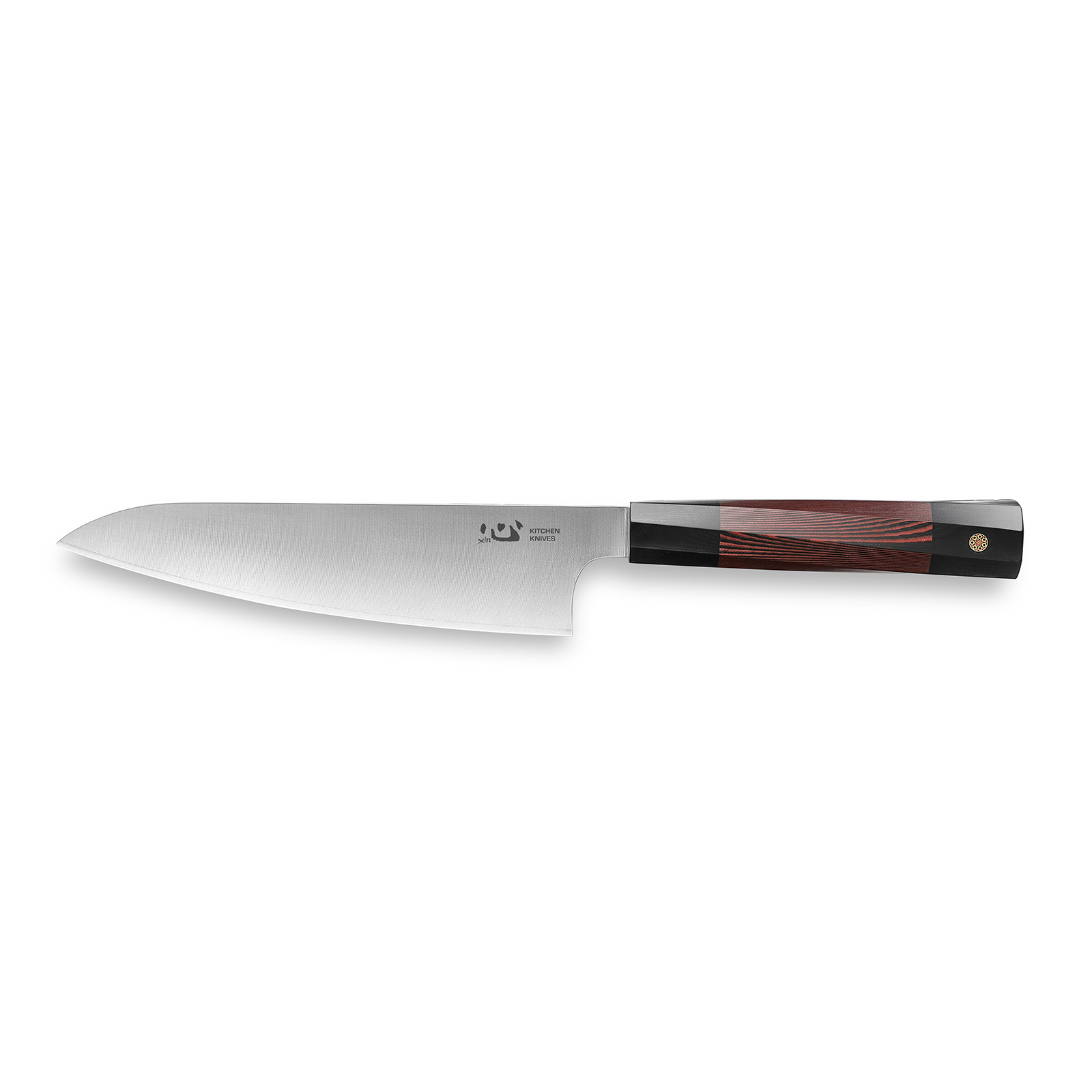 XIN Cutlery XC104 XinCare Czerwono-Czarny nóż kuchenny 17,5 cm