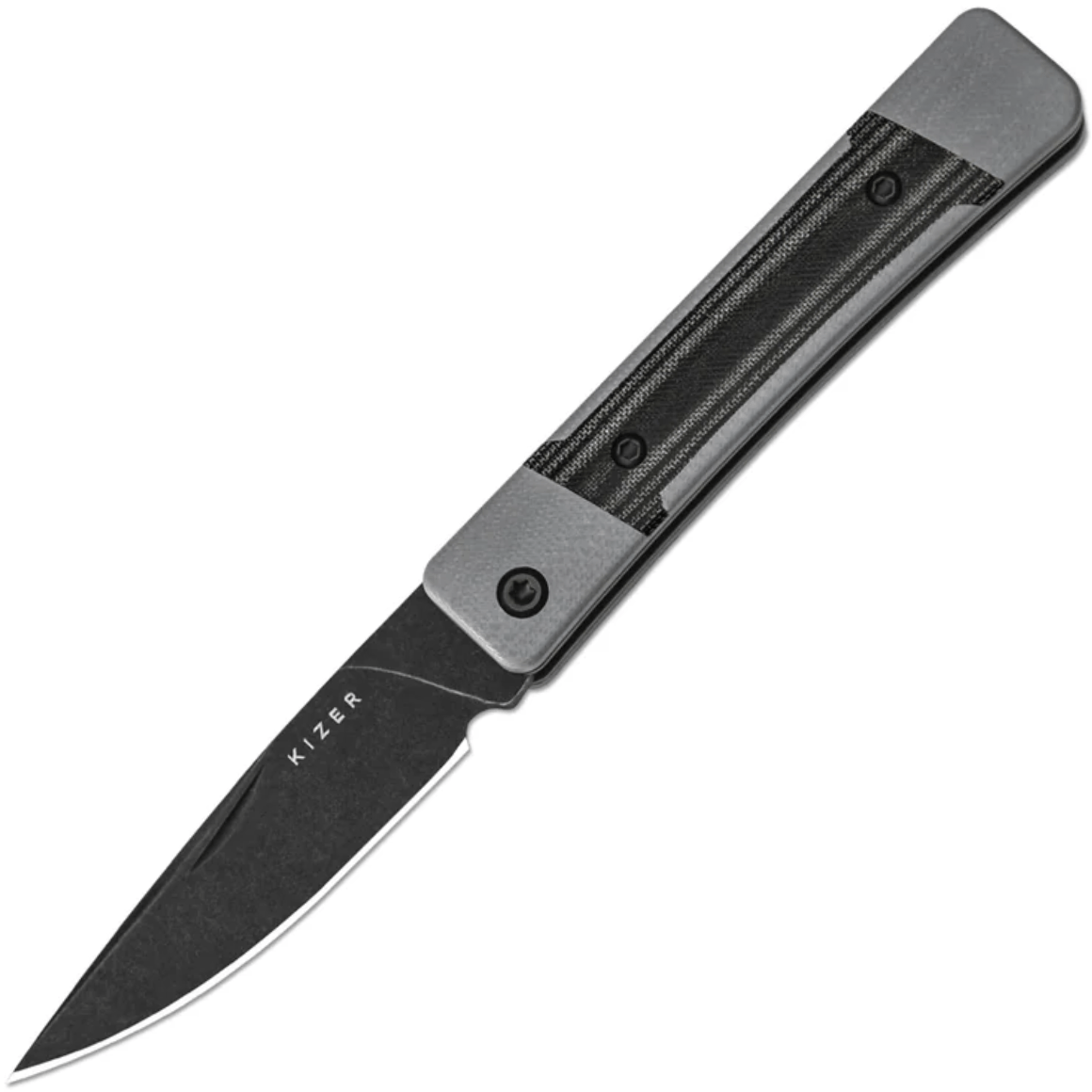 Kizer Little Grand Jonathan Styles Nitro-V Szary G10 & Micarta V2670A2