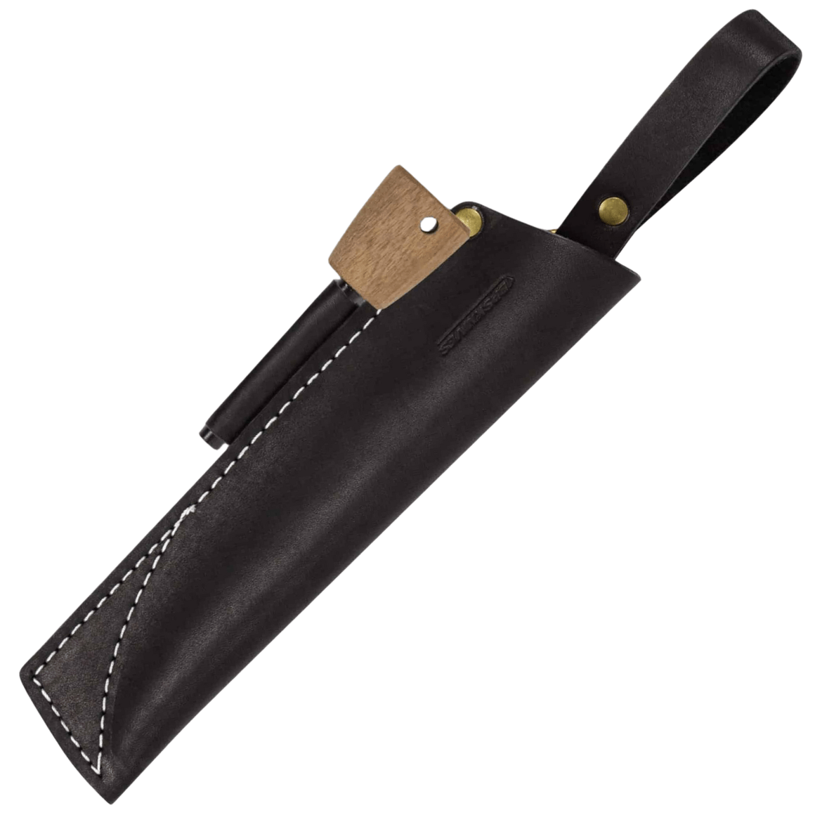 BPS Knives Czarna Pochwa SH07 z Krzesiwem BPS-SH07-BL