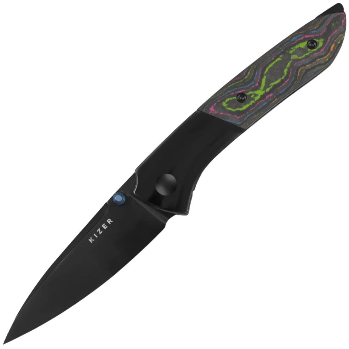 Kizer Spitfire S35VN Tytan & Camo Carbon 80‘s Ki3690A2