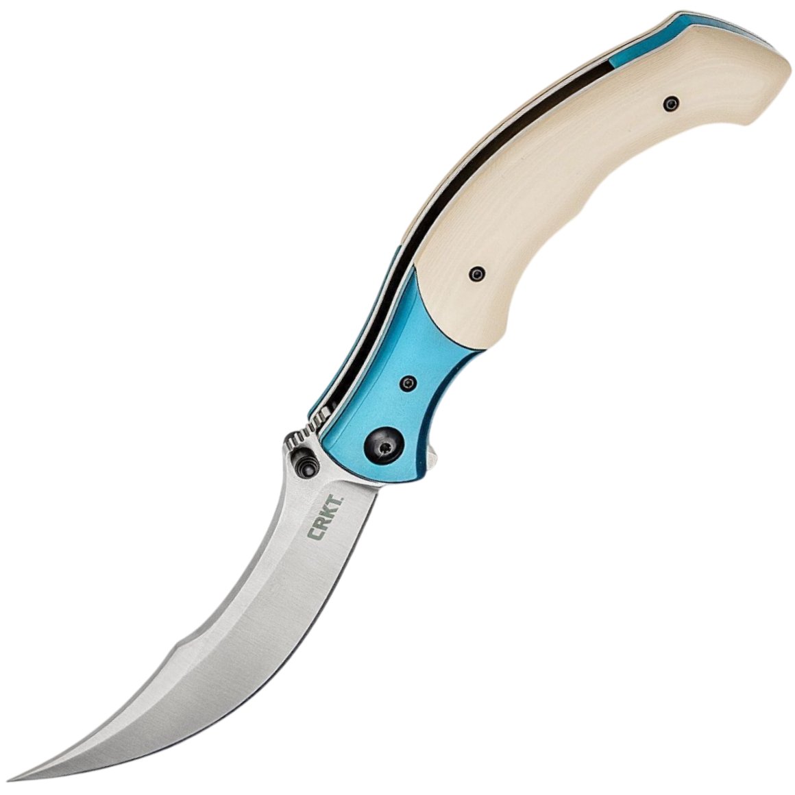 CRKT RITUAL™ IVORY BLUE Wspomagany CR-7471