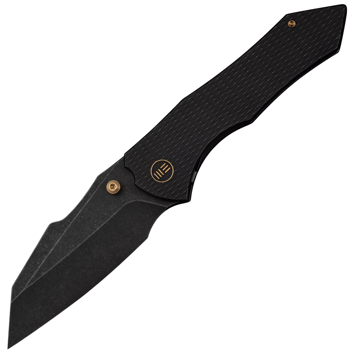 WE High-Fin XL Gavko Knives Rękojeść Tytanowa Czarny Stonewashed CPM 20CV Framelock WE24010-1