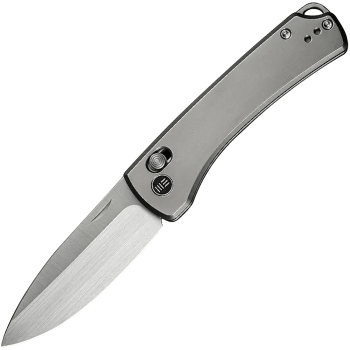 We Knife Nightblade CPM-20CV Ręcznie Polerowane Satynowe Ostrze z Rękojeściami z Tytanu z Wykończeni