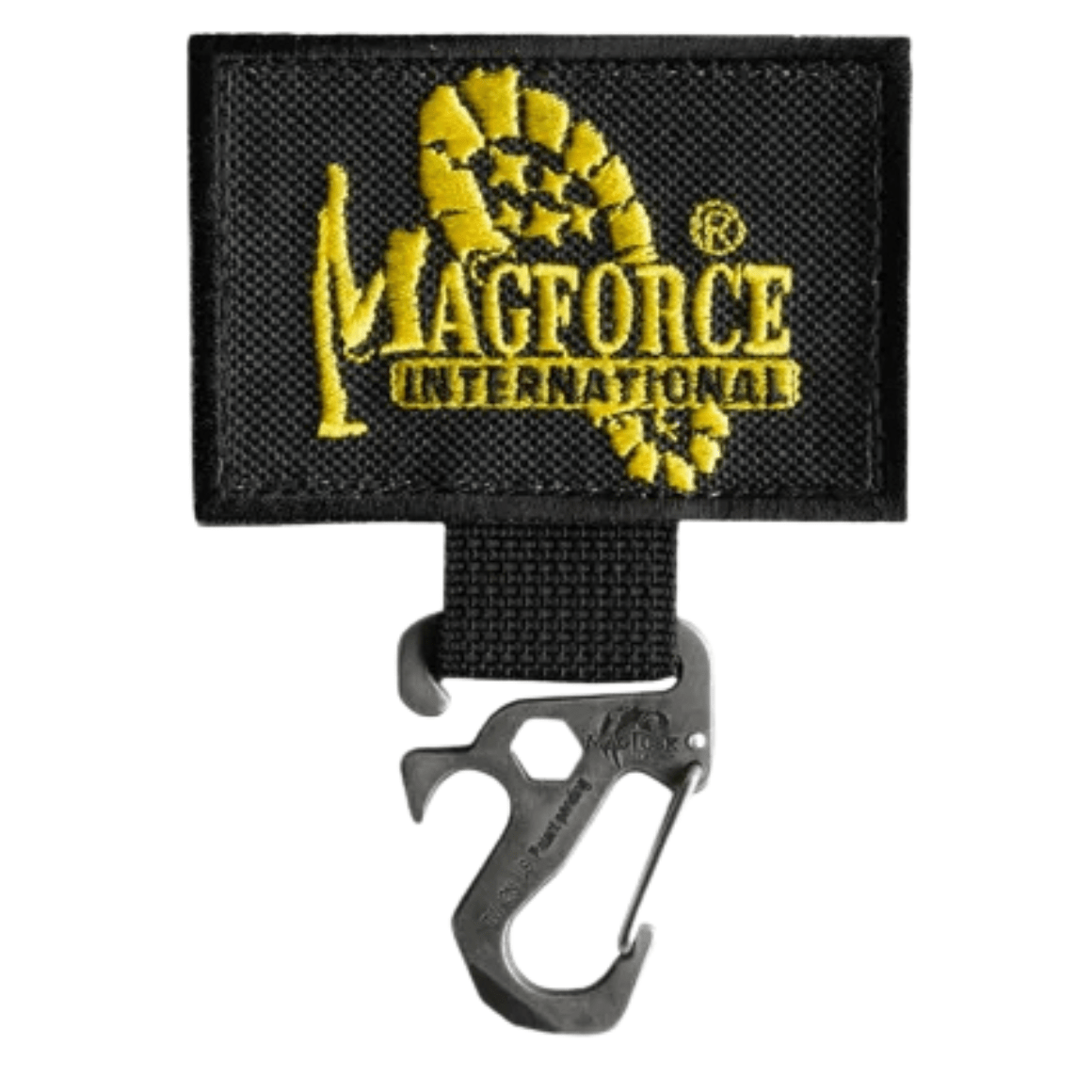 Magforce Naszywka z Logo Magforce z Haczykiem T1 Czarna #MP9116-T8007B