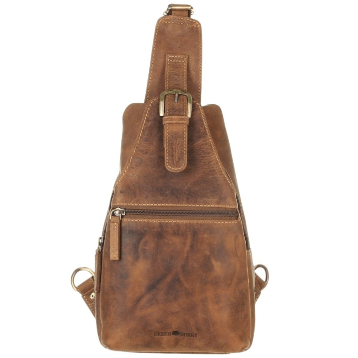 GreenBurry Torba Crossbody Skórzana 20x40cm 