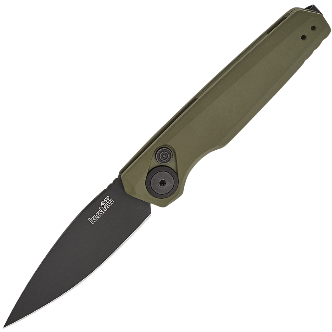 Kershaw AUTO LAUNCH 18 - ALUM CERAKOTE OL/CERAKOTE BLK K-7551OLBLK