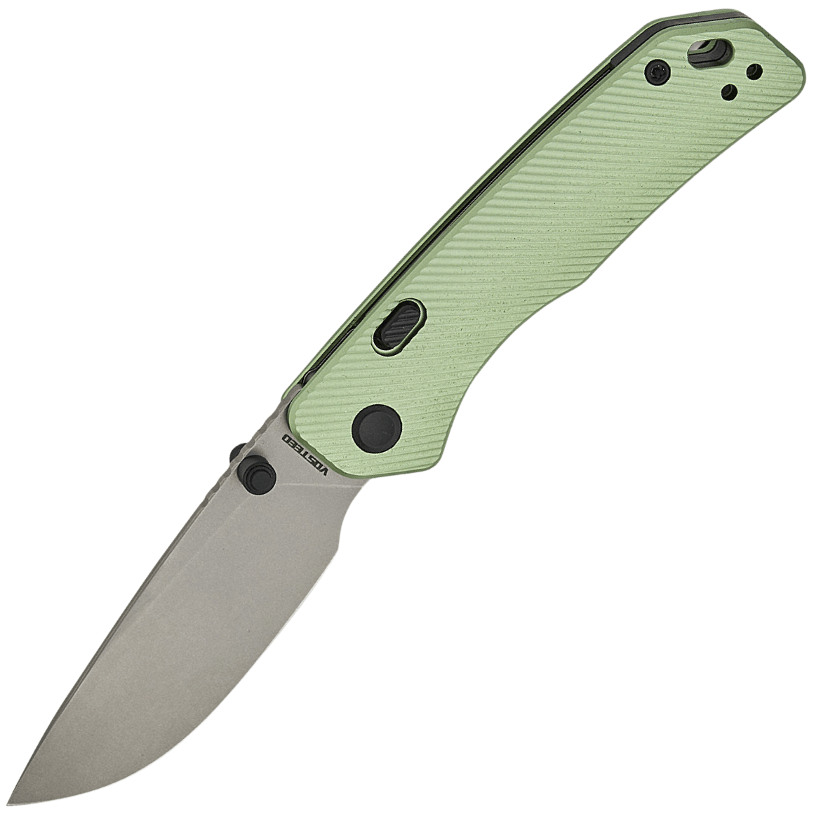Vosteed Marten 154CM Stonewash Zielone Aluminium A1602