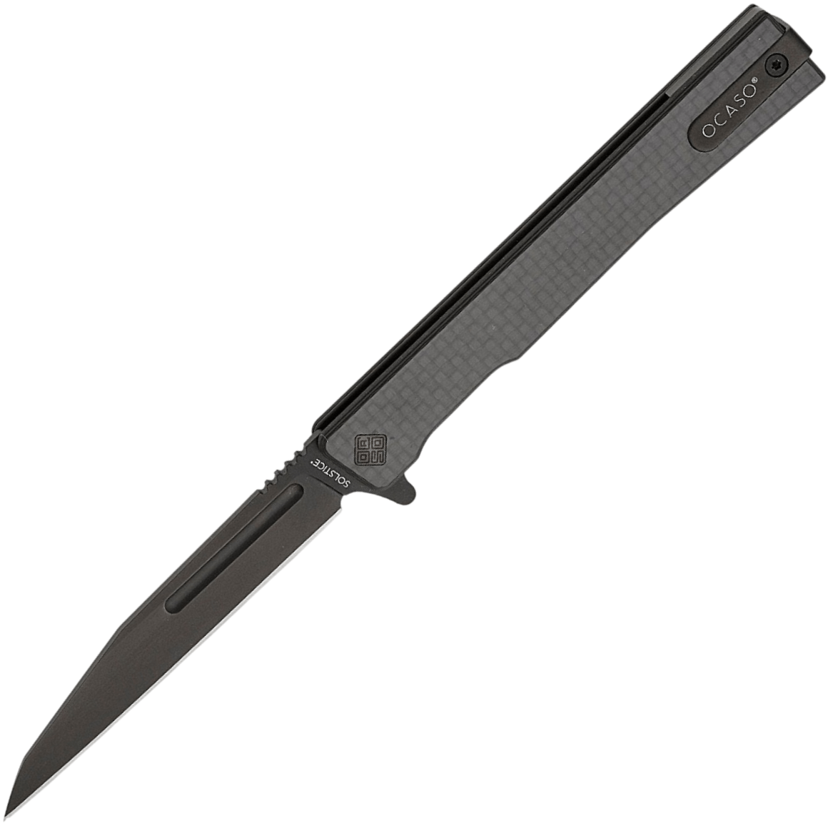 Ocaso Solstice Włókno Węglowe + Czarny / Wharncliffe 8WFB