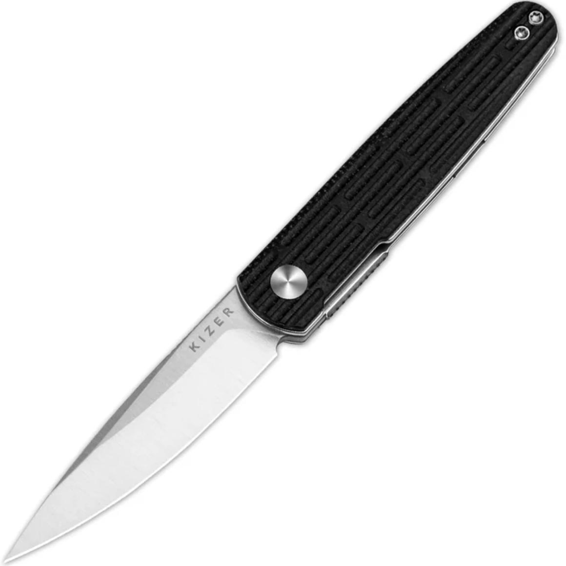 Kizer Bamboo Nitro-V Satin Black Micarta Rękojeść V3722A1
