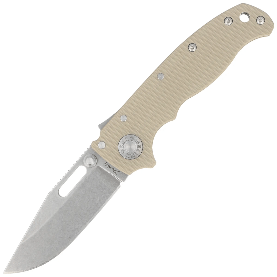 Demko Knives AD20.5 - Clip Point - G10 - Coyote Tan 205-3V-CTCP